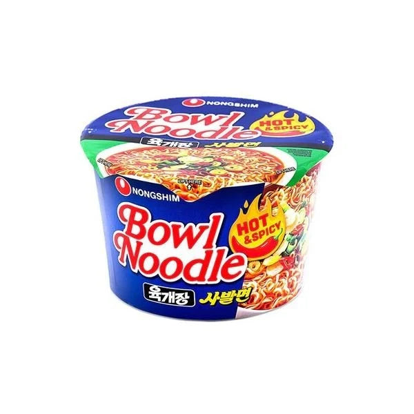Nongshim Hot & Spicy Bowl Noodle Soup