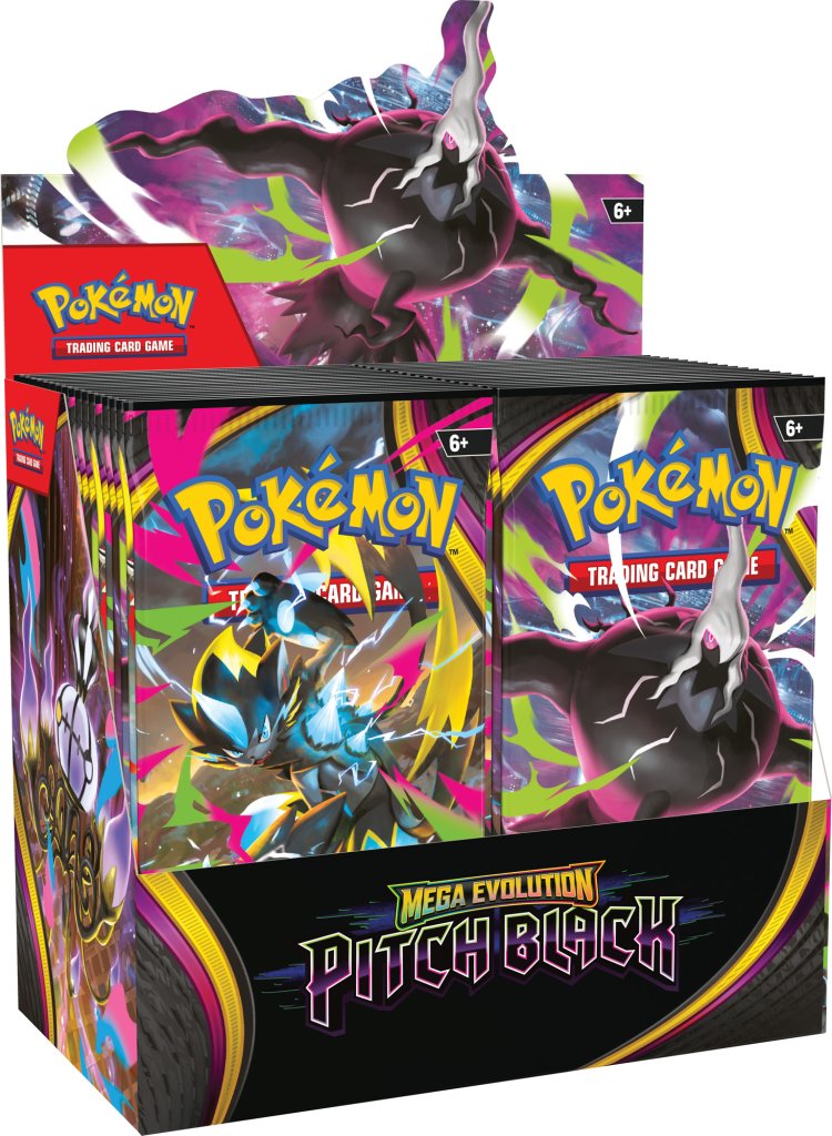 Pokémon TCG: Mega Evolution Pitch Black Booster Pre-Order (Limit 1, Pick up in store only)