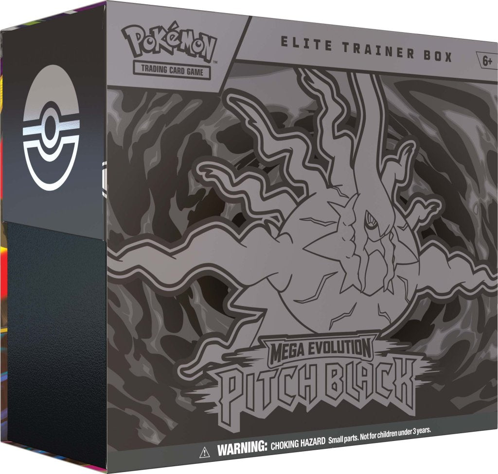 Pokémon TCG: Mega Evolution— Pitch Black Elite Trainer Box Pre-Order (Limit 1, pick up in-store only)