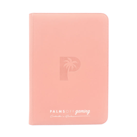 Palms Off Collector’s Series Top Loader Zip Binder – Pink