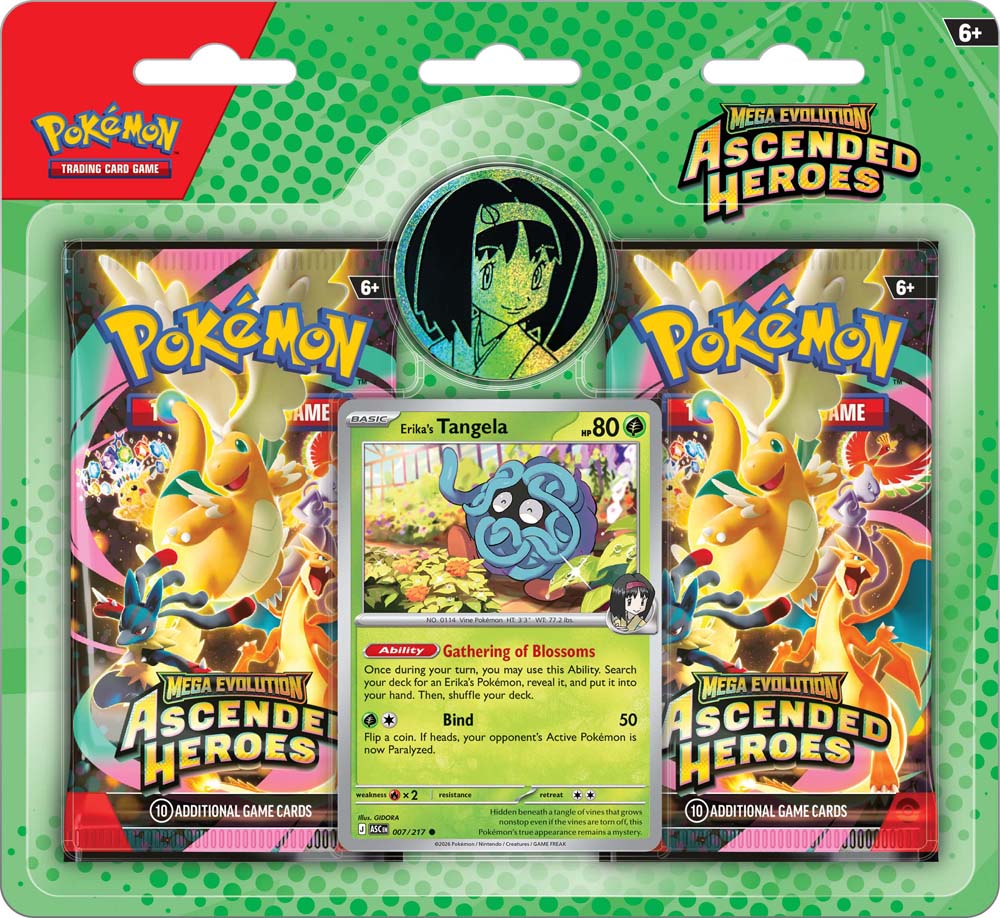 Pokémon TCG: Mega Evolution—Ascended Heroes Collection—Erika/Larry (Pre-Order)