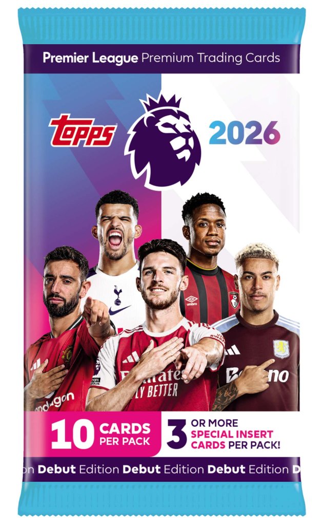 Prem Cards Topps Premier League 2026 - Trading Cards – Collectors Guild