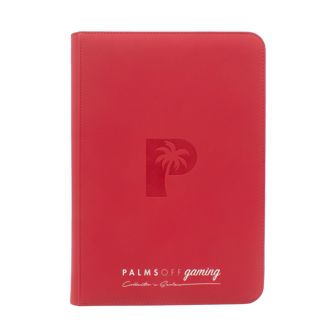 Palms Off Collector’s Series Top Loader Zip Binder – Red