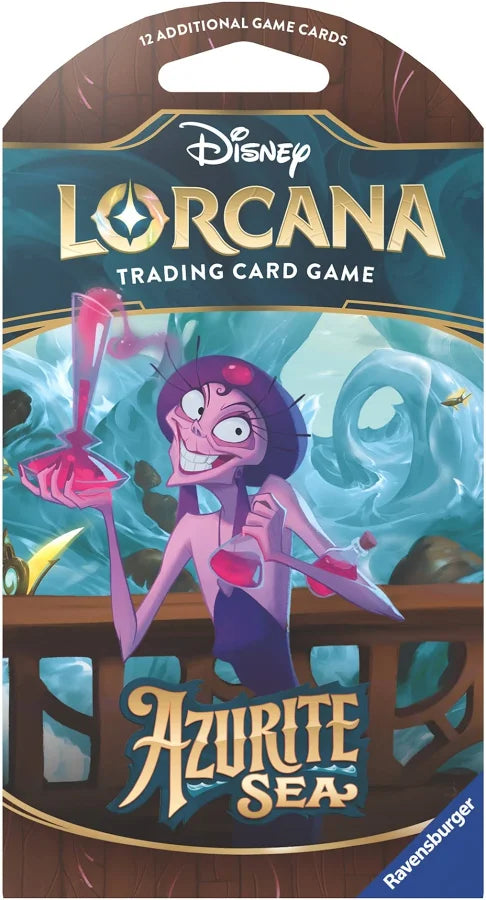 Disney Lorcana S6 Azurite Sea Sleeved Booster