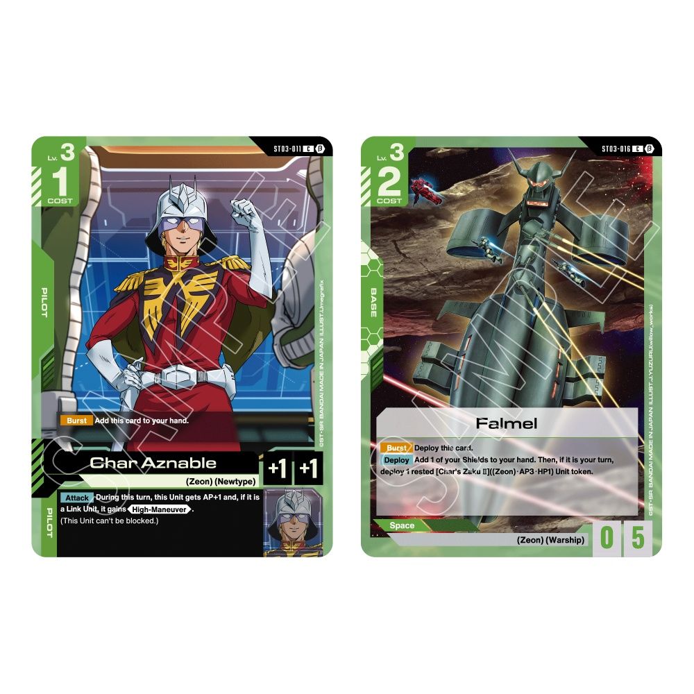 Gundam Card Game: Starter Deck Display – Zeon's Rush [ST03] Pre-Order