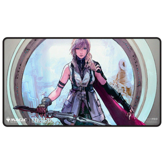 Ultra Pro: UP38763 Magic the Gathering - FINAL FANTASY Black Stitched Playmat Premium W for MtG