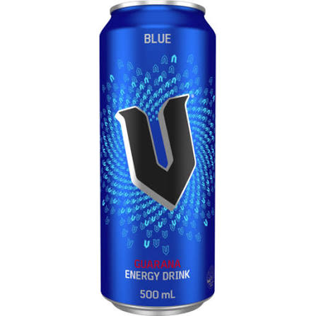 V Blue 500ml Can