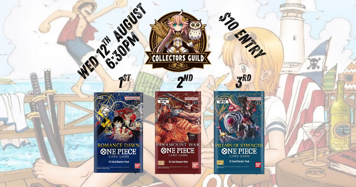 One Piece Tournament Wed 12th August 6:30pm